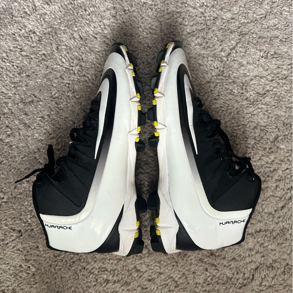 Nike Air Huarache Fastflex #807141-017 Hi Top Spikes BSBL Cleats Sz 7.5 - Picture 9 of 10